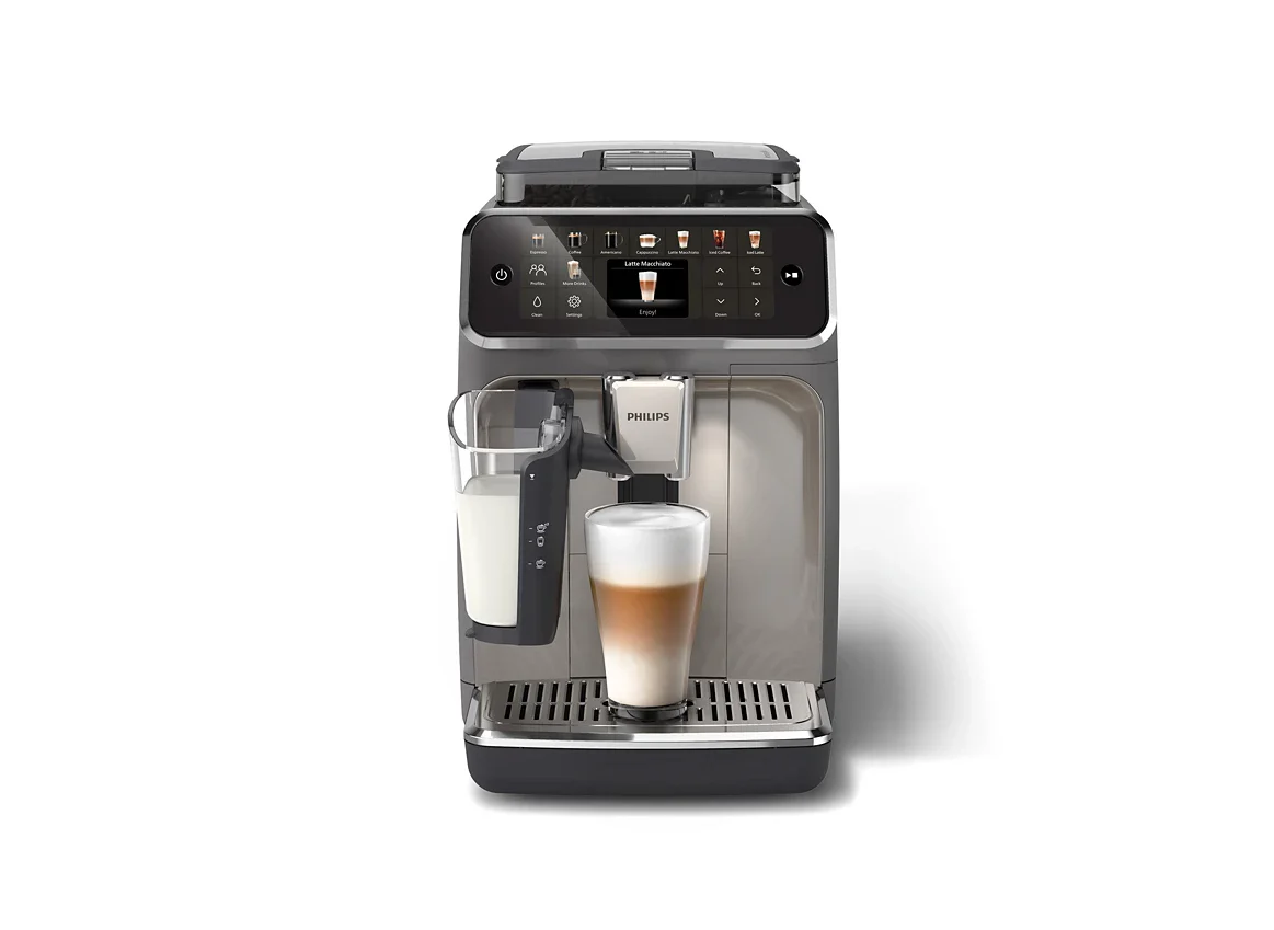 Refurbished - Philips 5500 LatteGo Automatic Espresso Machine, EP5544/90 - Grey Chrome - Image 3