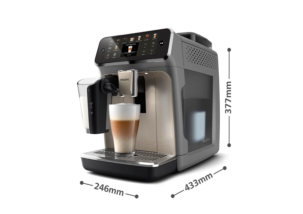 Refurbished - Philips 5500 LatteGo Automatic Espresso Machine, EP5544/90 - Grey Chrome - Image 5
