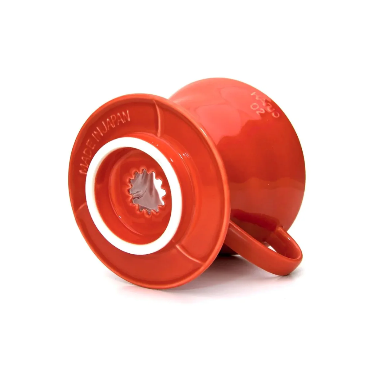 Hario Coffee Dripper V60 - Red Ceramic - Image 3