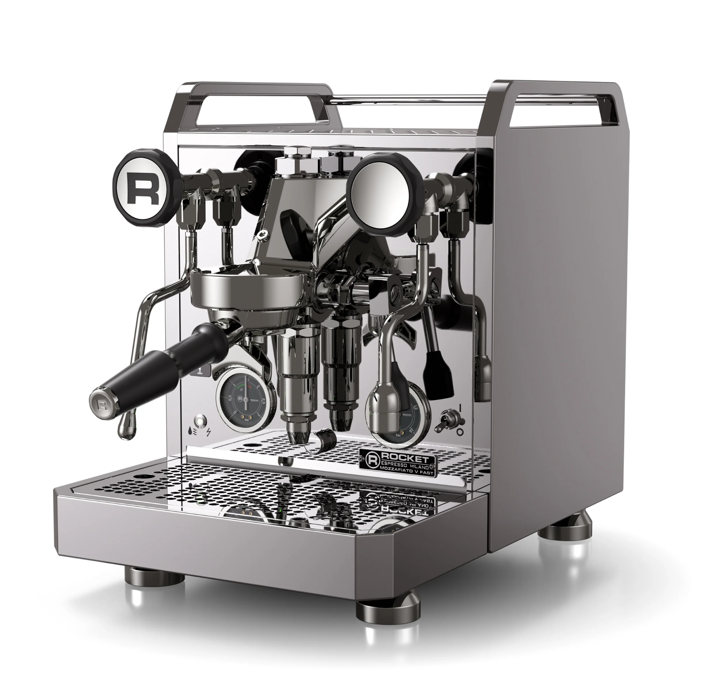 Rocket Espresso Mozzafiato FAST V Espresso Machine - Chrome - Open Box