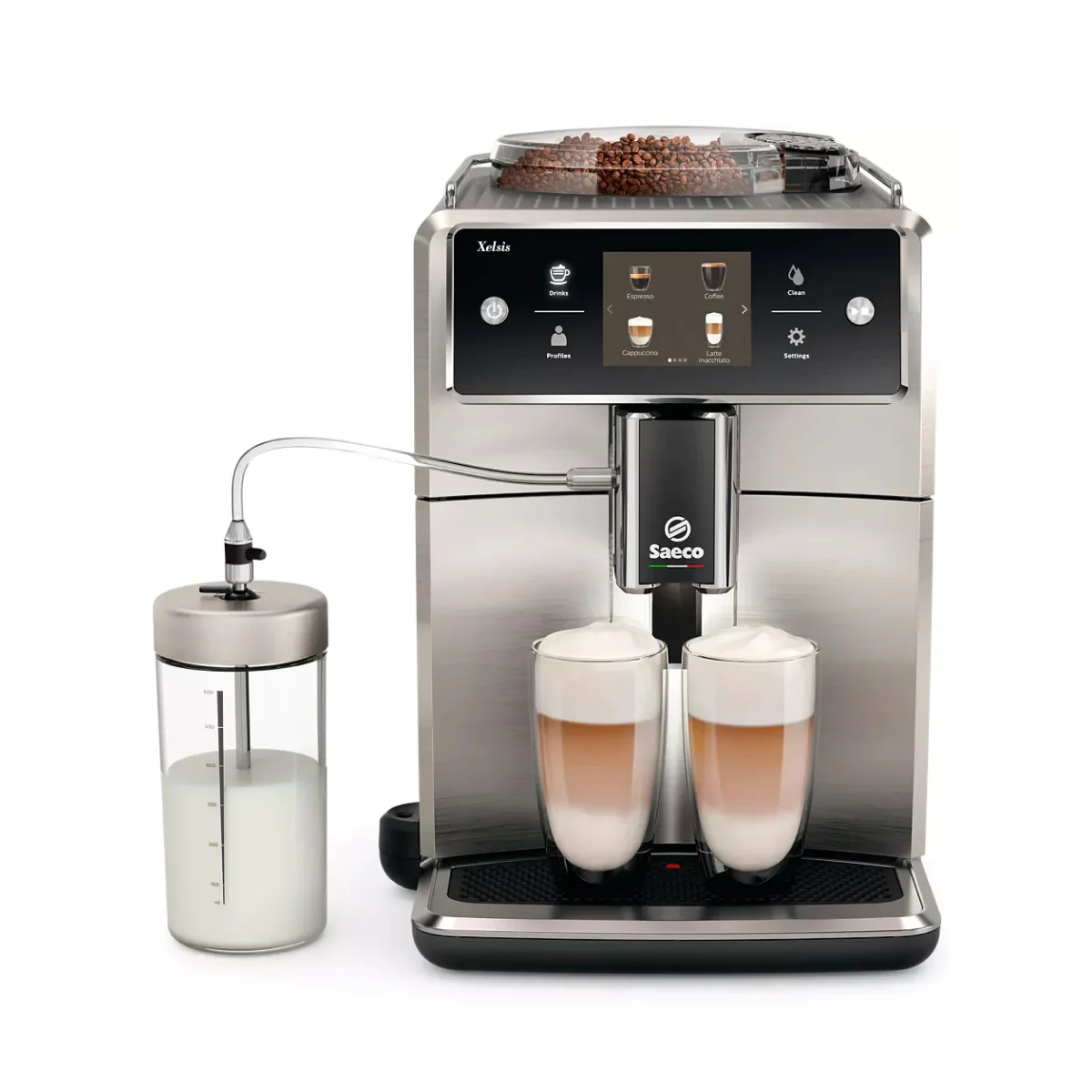 Refurbished - Saeco Xelsis SM7685 Superautomatic Espresso Machine - Stainless Steel